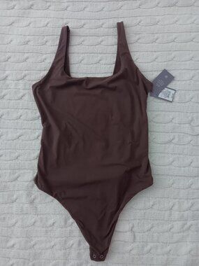 Auden Luxe Stretch Bodysuit Size L